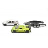 Porsche Macan with trailer and Gumpert Apollo