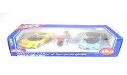 Sportwagen und Motorrad-Set