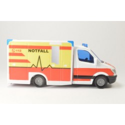 Miesen Rettungswagen mit Kofferaufbau auf MB Sprinter II