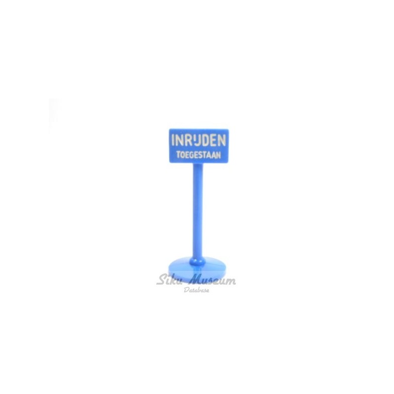 Traffic sign Inrijden toegestaan