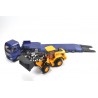 MAN TG-A with low loader and JCB wheel loader