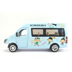 Bushalte met schoolbus