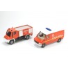 Unimog U400 met Mercedes Sprinter Pompiers