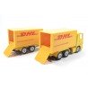 Scania R380 box truck with trailer DHL