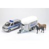 Volkswagen Transporter T5 Facelift with horse trailer Polizei