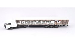 Volvo FH16 with trailer "Südwestfalen ist der Hammer"
