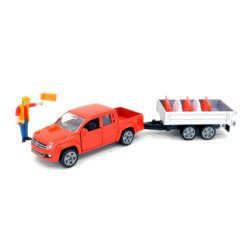 Volkswagen Amarok with tipping trailer