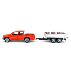 Volkswagen Amarok with tipping trailer