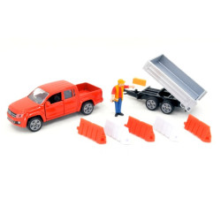 Volkswagen Amarok with tipping trailer