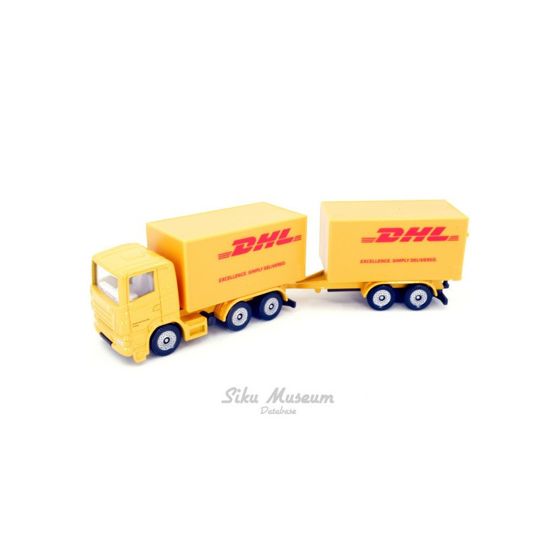 Scania R380 box truck with trailer DHL