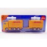 Scania R380 box truck with trailer DHL