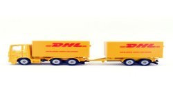 Scania R380 box truck with trailer DHL