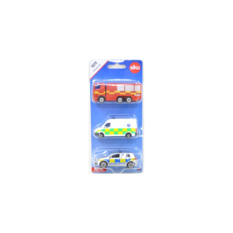 Rescue vehicles set