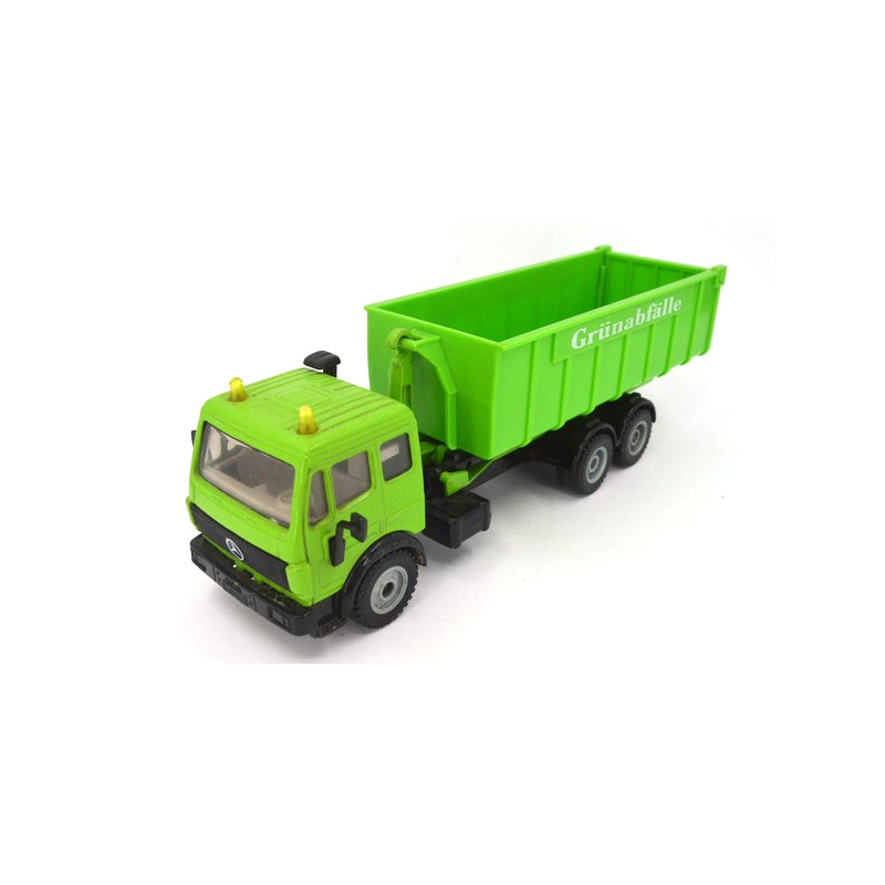 Mercedes SK Abrollkipper mit Hochmulde Grünabfälle