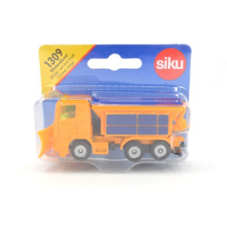 Scania R380 snow plow with salt spreader