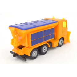 Scania R380 snow plow with salt spreader