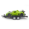 Porsche Macan with trailer and Gumpert Apollo