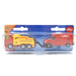 Scania R380 afsleepwagen met bestelbus