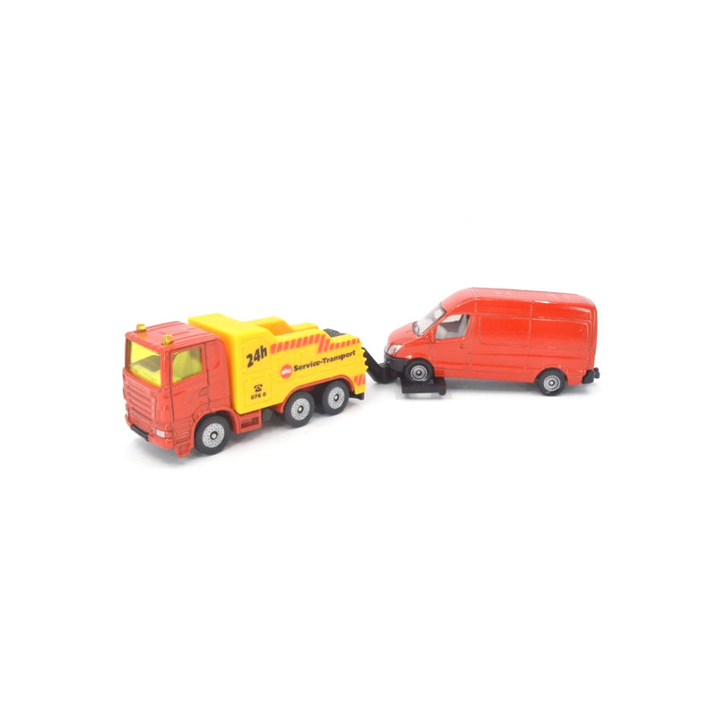 Scania R380 afsleepwagen met bestelbus