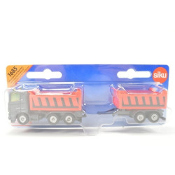 Scania R380 met kiepbak en kiepaanhangwagen