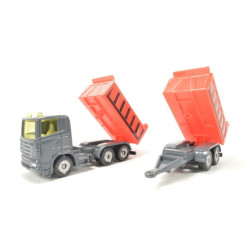 Scania R380 mit Kippaufbau und Kippanhänger