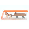 Wagen met twee paarden