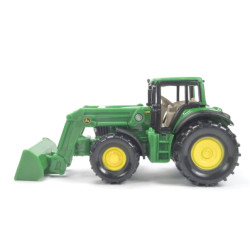 John Deere 7530 tractor with front loader