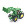John Deere 7530 tractor with front loader