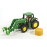 John Deere with haybale grabber