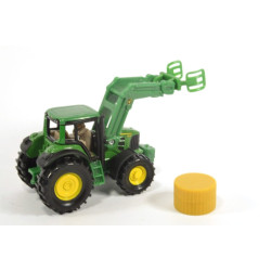 John Deere met voorlader en balentang