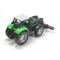 Deutz Agrotron with front loader and tree