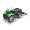 Deutz Agrotron with front loader and tree