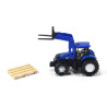 New Holland Traktor mit Palettengabel u. Palette