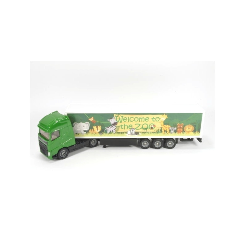 Volvo FH16 with trailer "Welcome to the Zoo"
