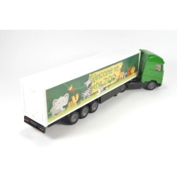 Volvo FH16 with trailer "Welcome to the Zoo"