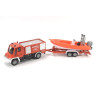 Unimog U400 met boot Feuerwehr