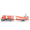 Unimog U400 met boot Feuerwehr