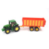 John Deere 7530 with silage trailer