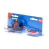 Snowmobile with rescue sled