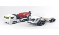 Scania R380 concrete truck with Bergmann 3012 dumper