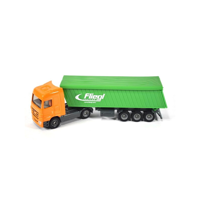 Mercedes Actros with Fliegl tipper trailer
