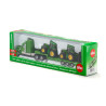 Freightliner Coronado with low loader and John Deere tractors