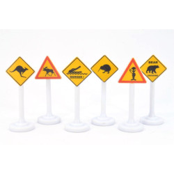 Internationale verkeersborden, 6 stuks
