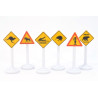 Internationale verkeersborden, 6 stuks