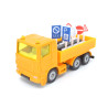 Scania R380 truck with traffic signs