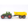Fendt Favorit 926 Vario tractor with Krampe half-pipe tipper