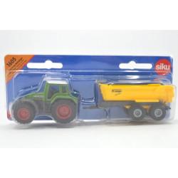 Fendt Favorit 926 Vario tractor with Krampe half-pipe tipper