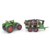 Fendt Favorit 926 Vario with forestry trailer