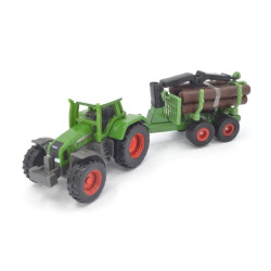 Fendt Favorit 926 Vario with forestry trailer