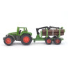 Fendt Favorit 926 Vario with forestry trailer